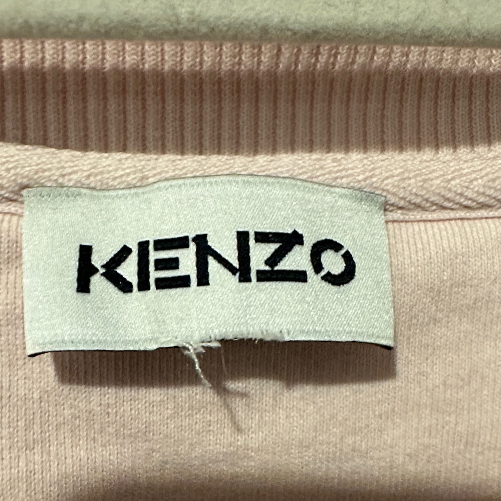 Kenzo Light Pink Dress with Embroidered Patch - Picture 3 of 4